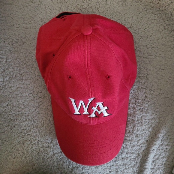 Nike Golf Hat Red Adjustable Edwin Watts Golf Cotton WA Westminster Academy FL - Picture 10 of 10